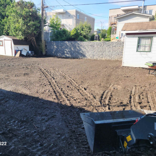Terrassement excavation Laurentides