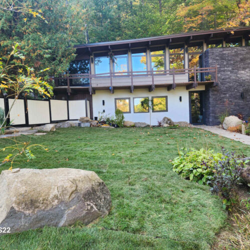 Travaux pose tourbe Laurentides